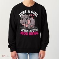 Just A Girl Who Loves Moo Deng Women's Sweatshirt thumb 0