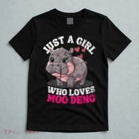 Just A Girl Who Loves Moo Deng T-Shirt thumb 5