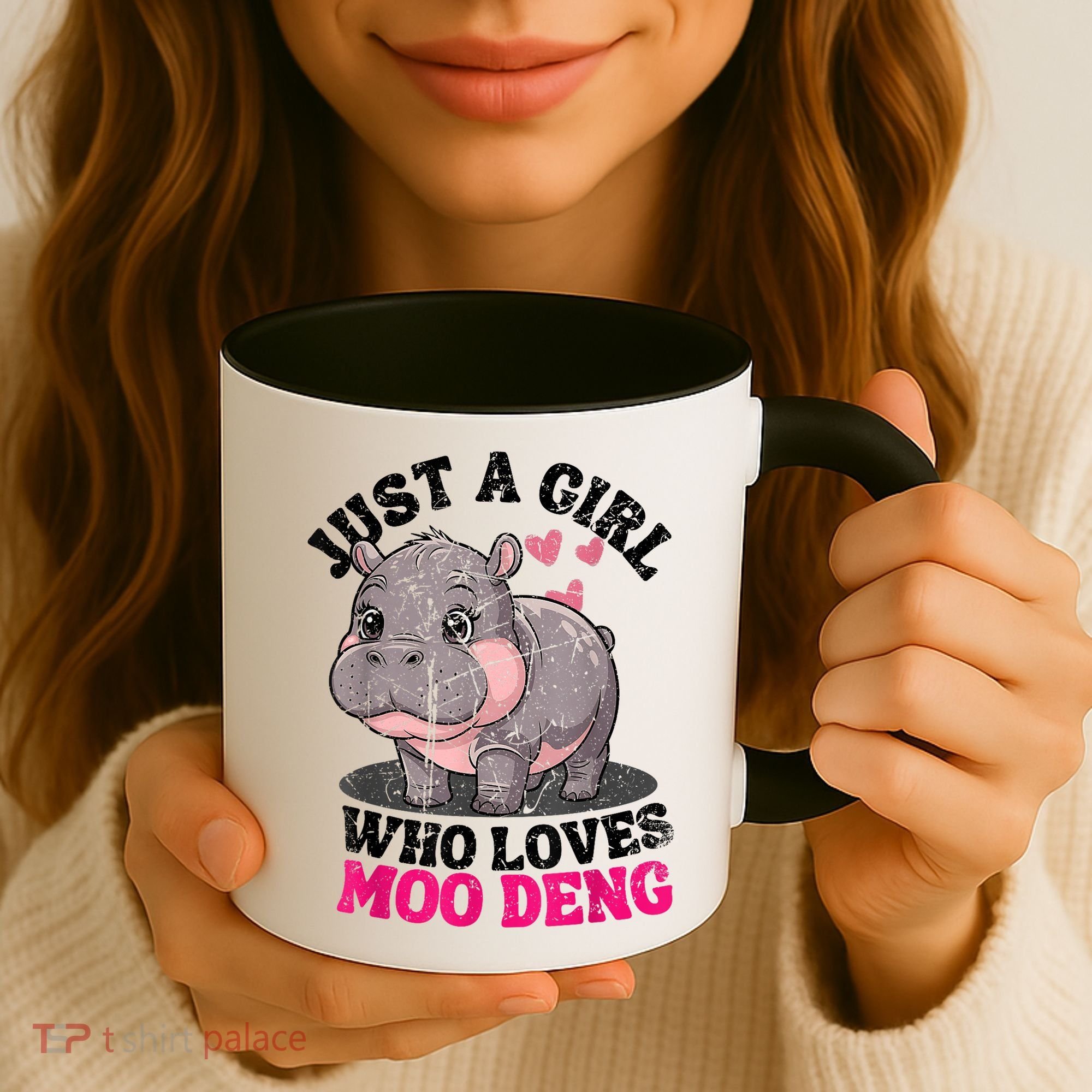 Just A Girl Who Loves Moo Deng Coffee Mug