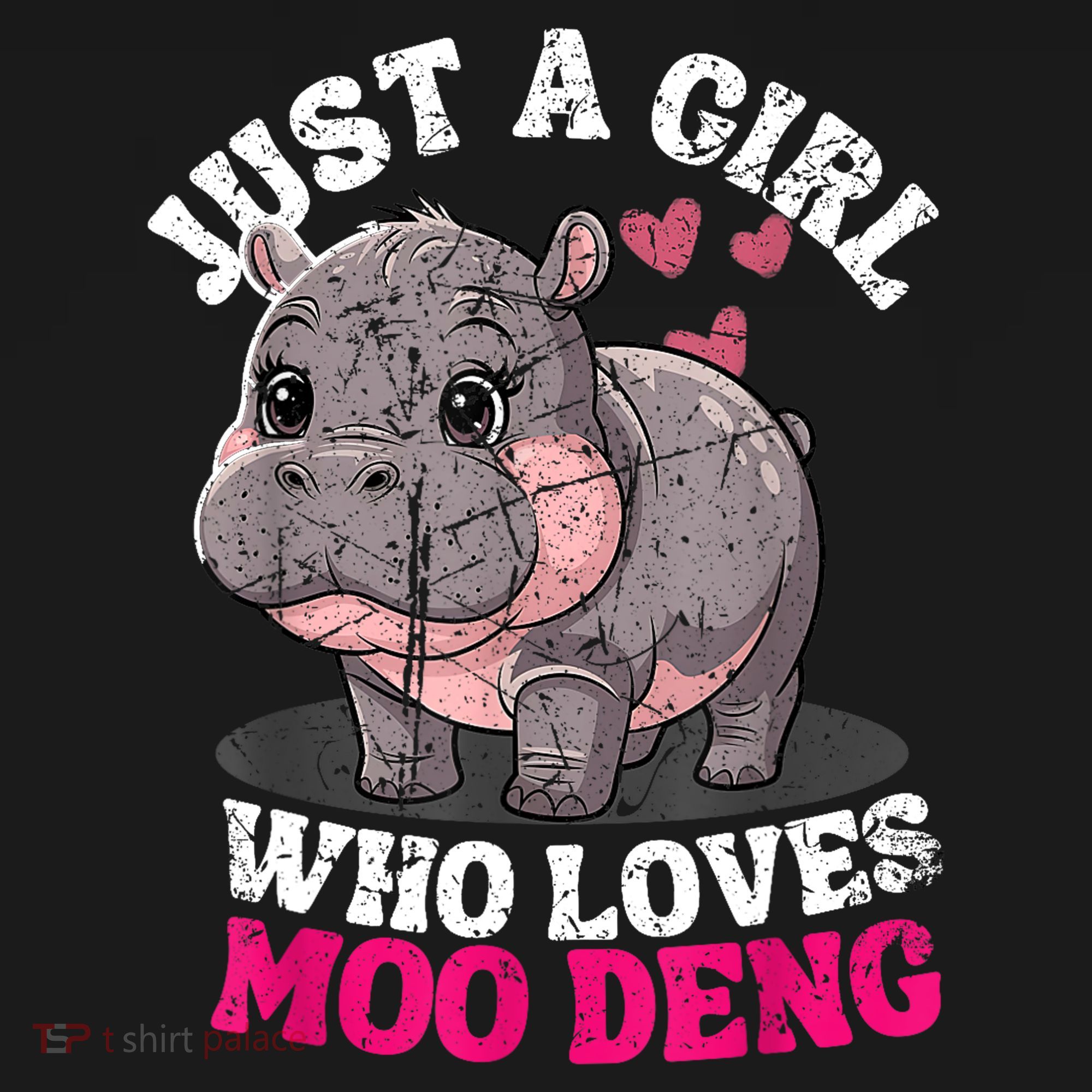 Just A Girl Who Loves Moo Deng Women's Hoodie