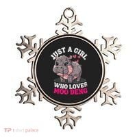 Just A Girl Who Loves Moo Deng Ornament thumb 0