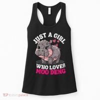 Just A Girl Who Loves Moo Deng Women's Tank Top thumb 0