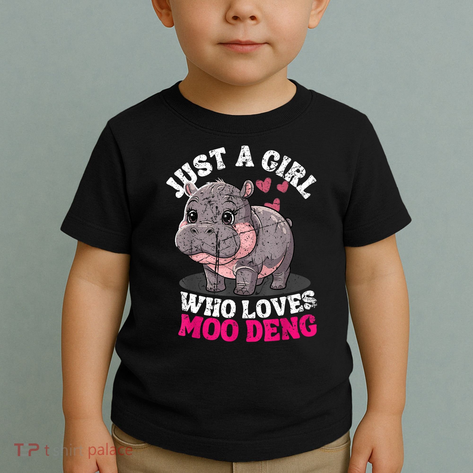 Just A Girl Who Loves Moo Deng Toddler T-Shirt
