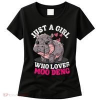 Just A Girl Who Loves Moo Deng Women's T-Shirt thumb 0