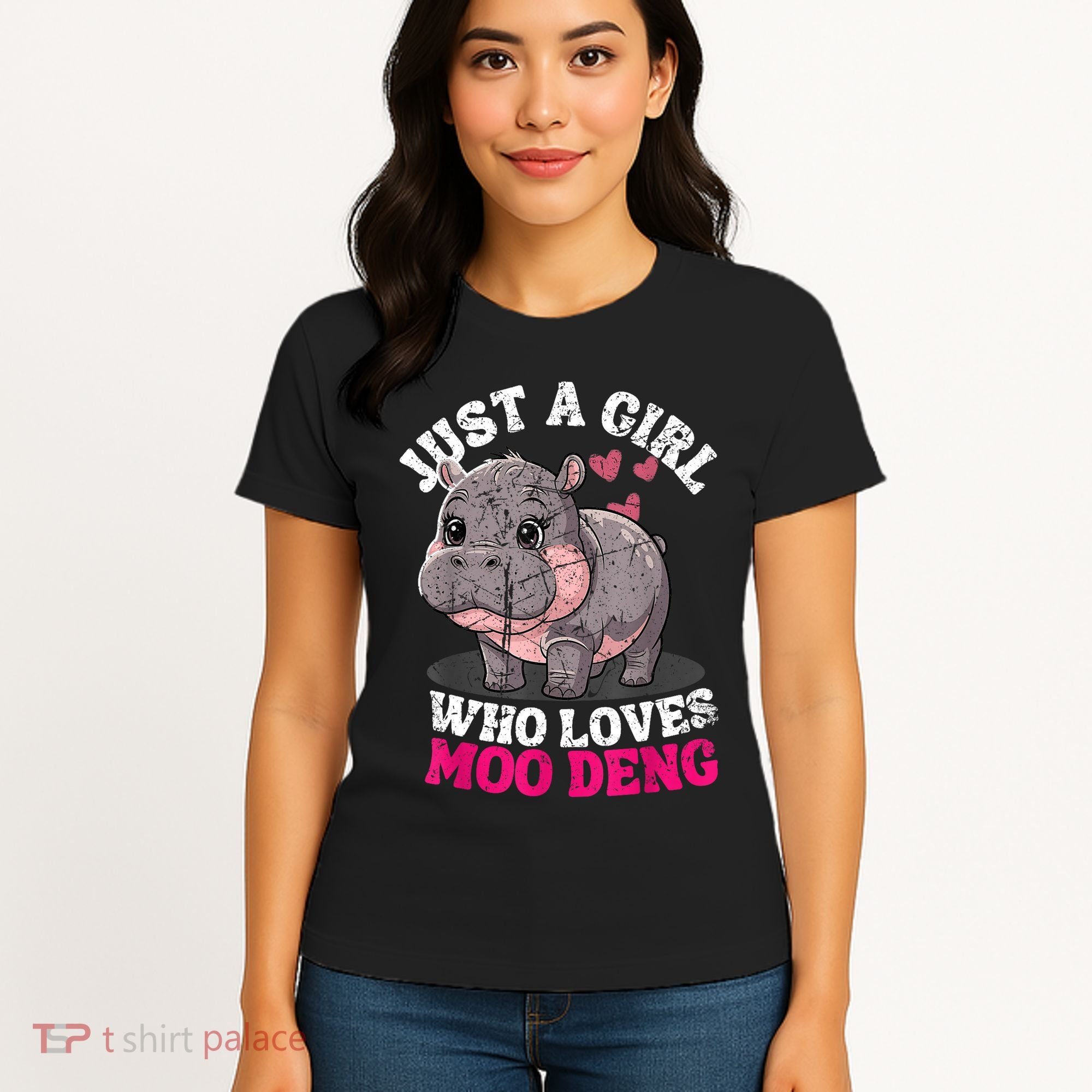 Just A Girl Who Loves Moo Deng Women's T-Shirt