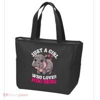 Just A Girl Who Loves Moo Deng Tote Bag thumb 3