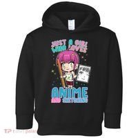 Just A Girl Who Loves Anime And Sketching Toddler Hoodie thumb 0