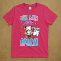 Just A Girl Who Loves Anime And Sketching T-Shirt thumb 5