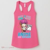Just A Girl Who Loves Anime And Sketching Women's Tank Top thumb 0