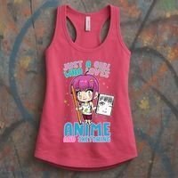 Just A Girl Who Loves Anime And Sketching Women's Tank Top thumb 3