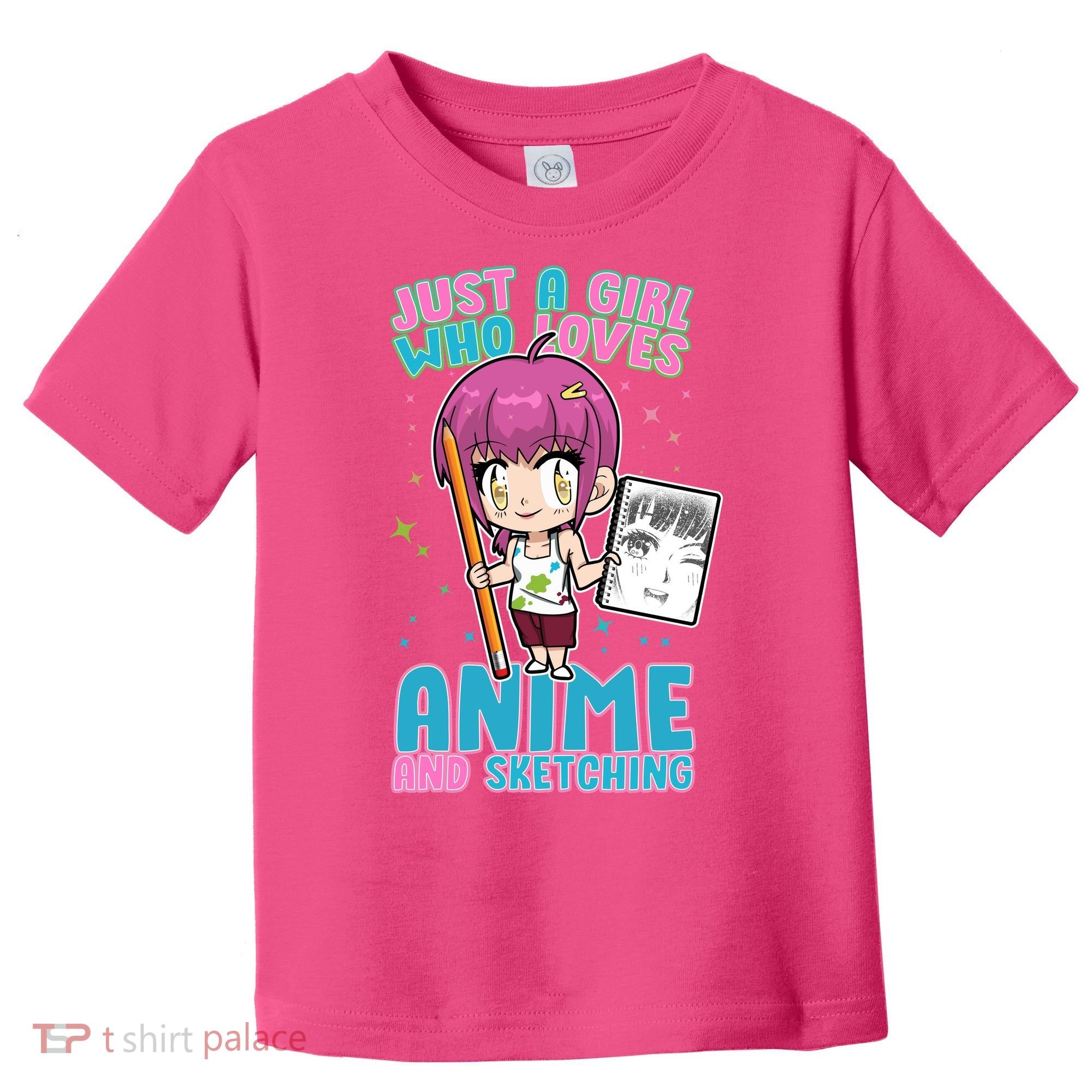 Just A Girl Who Loves Anime And Sketching Toddler T-Shirt