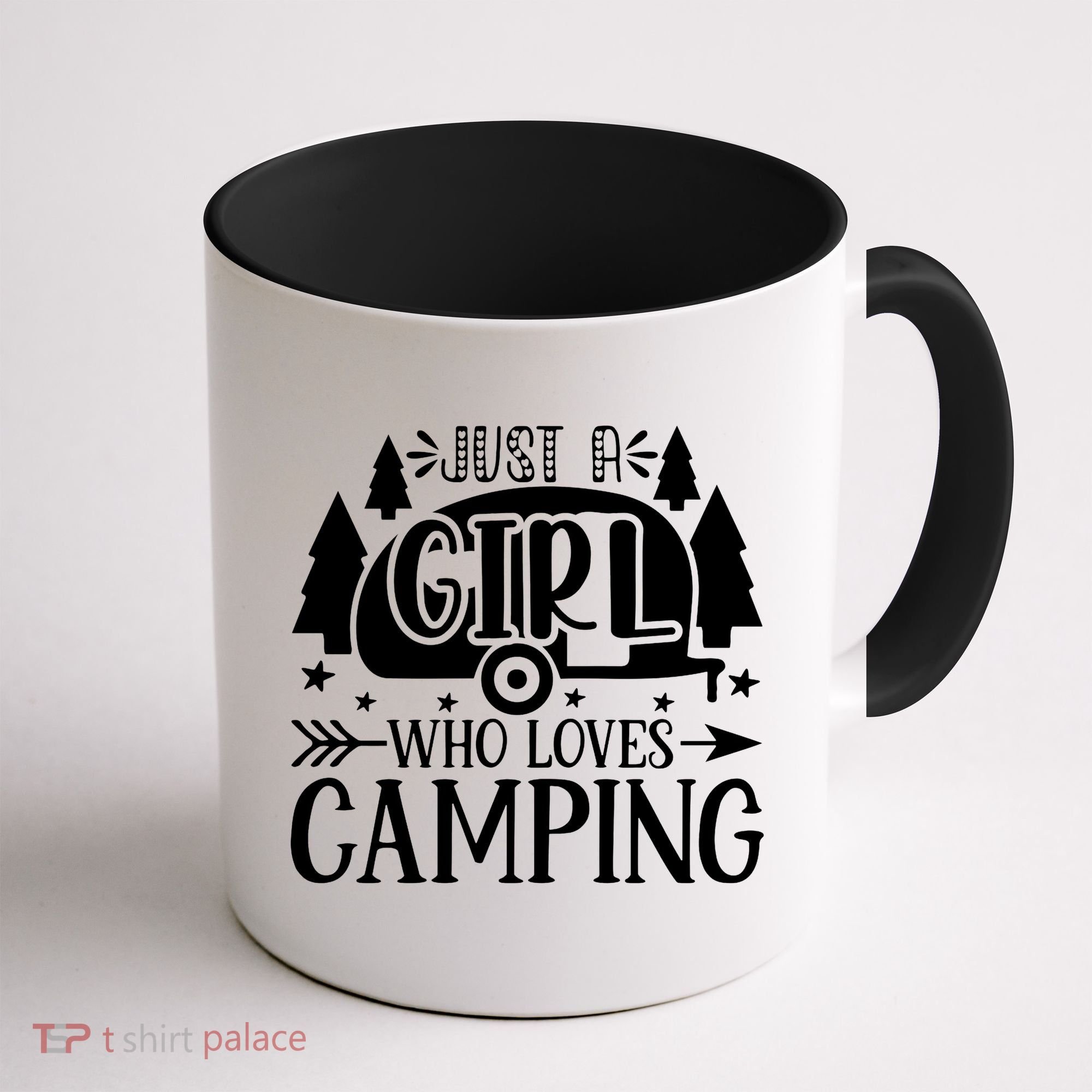 Just A Girl Who Loves Camping Coffee Mug