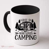 Just A Girl Who Loves Camping Coffee Mug thumb 0
