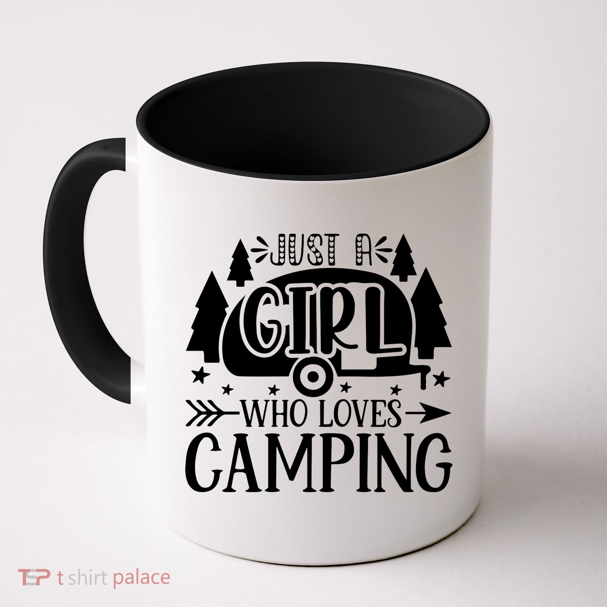 Just A Girl Who Loves Camping Coffee Mug