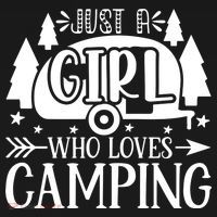 Just A Girl Who Loves Camping Women's Hoodie thumb 2