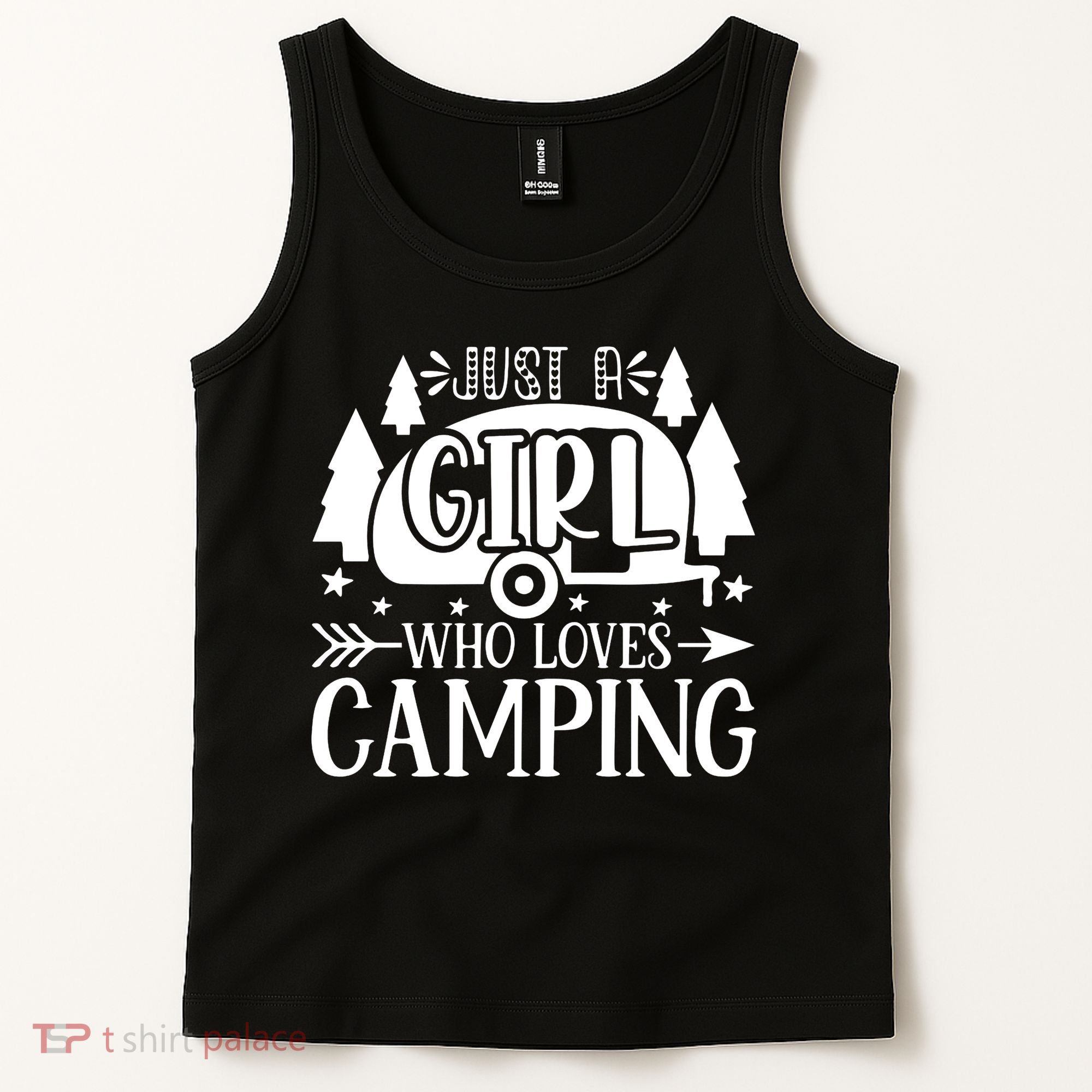 Just A Girl Who Loves Camping Tank Top