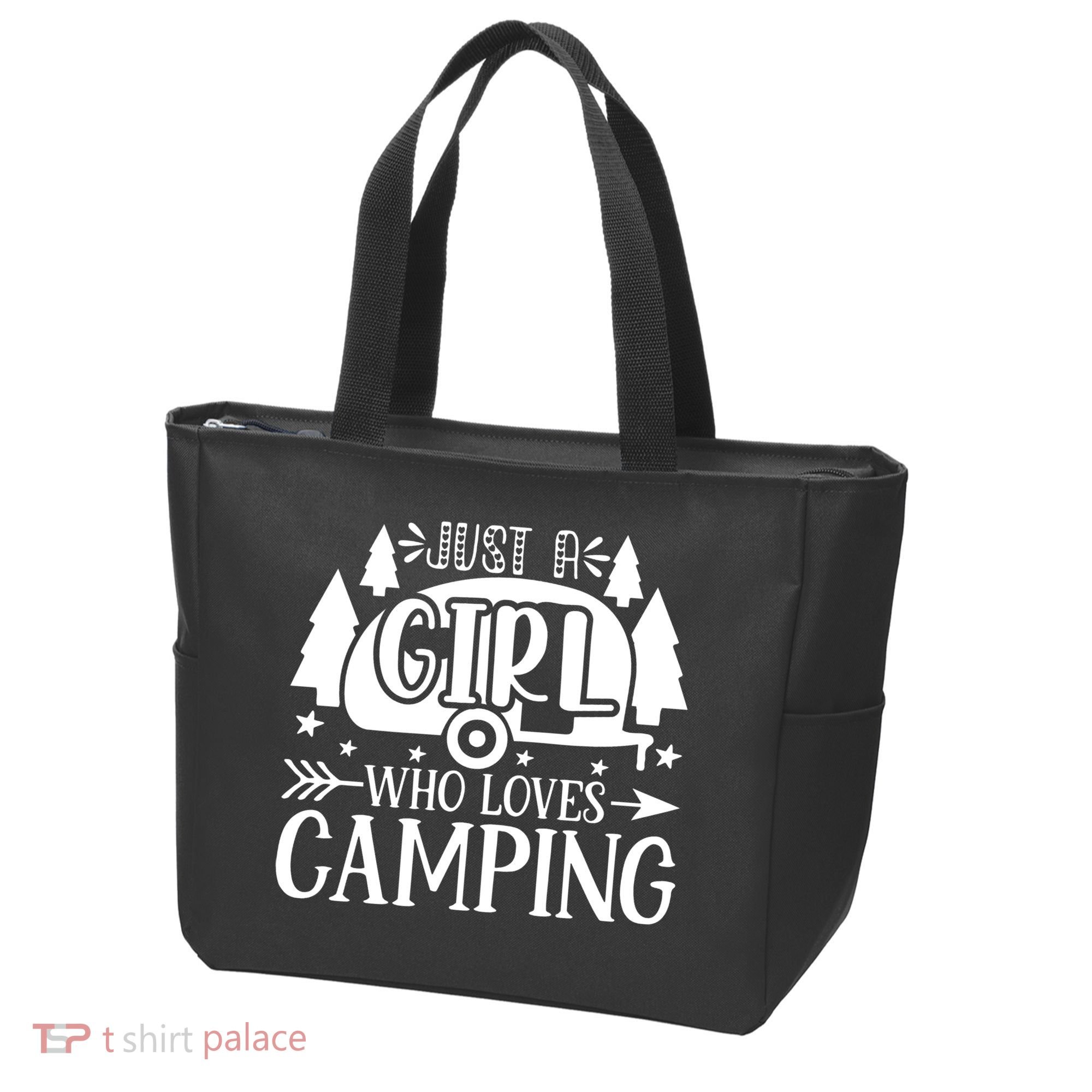 Just A Girl Who Loves Camping Tote Bag