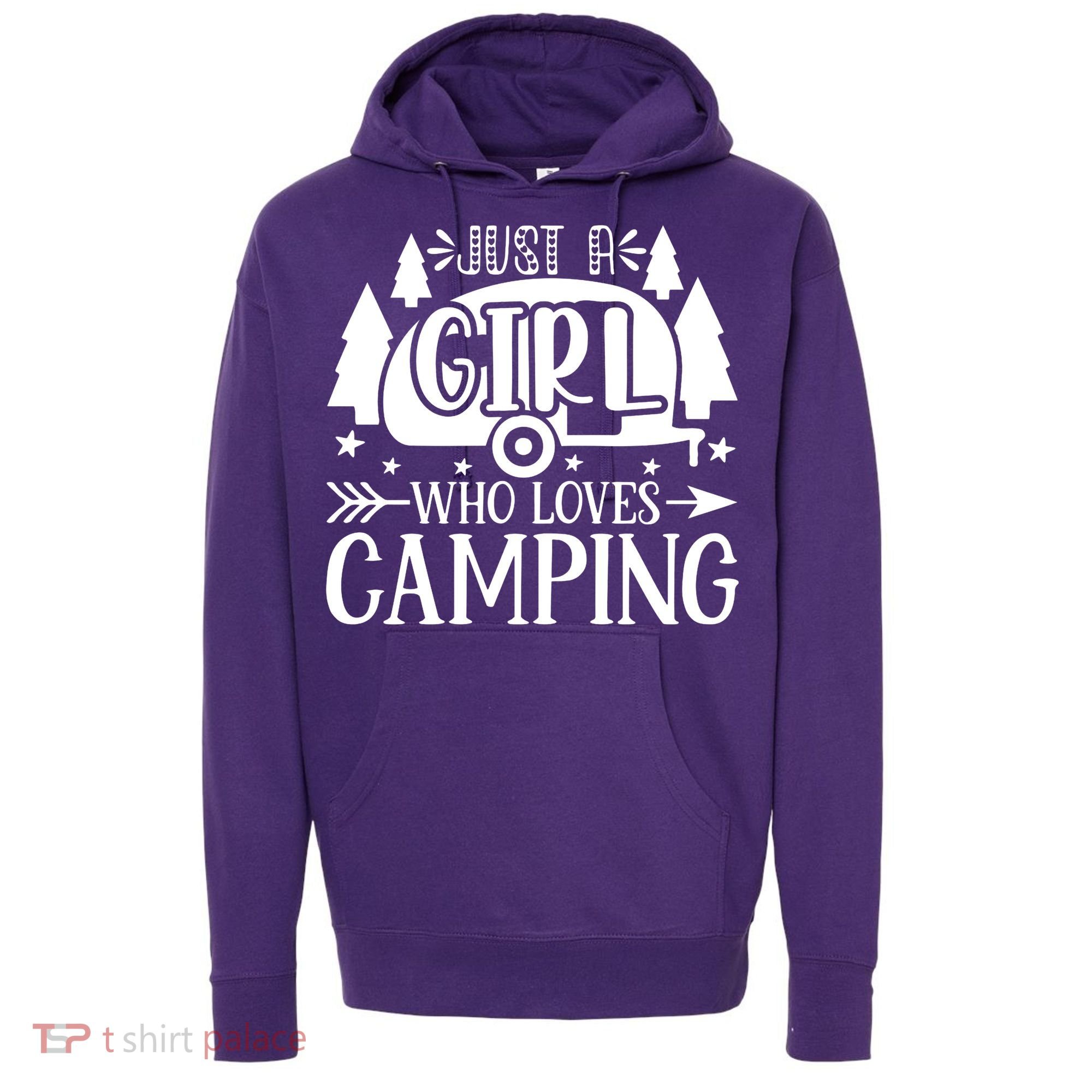 Just A Girl Who Loves Camping Hoodie