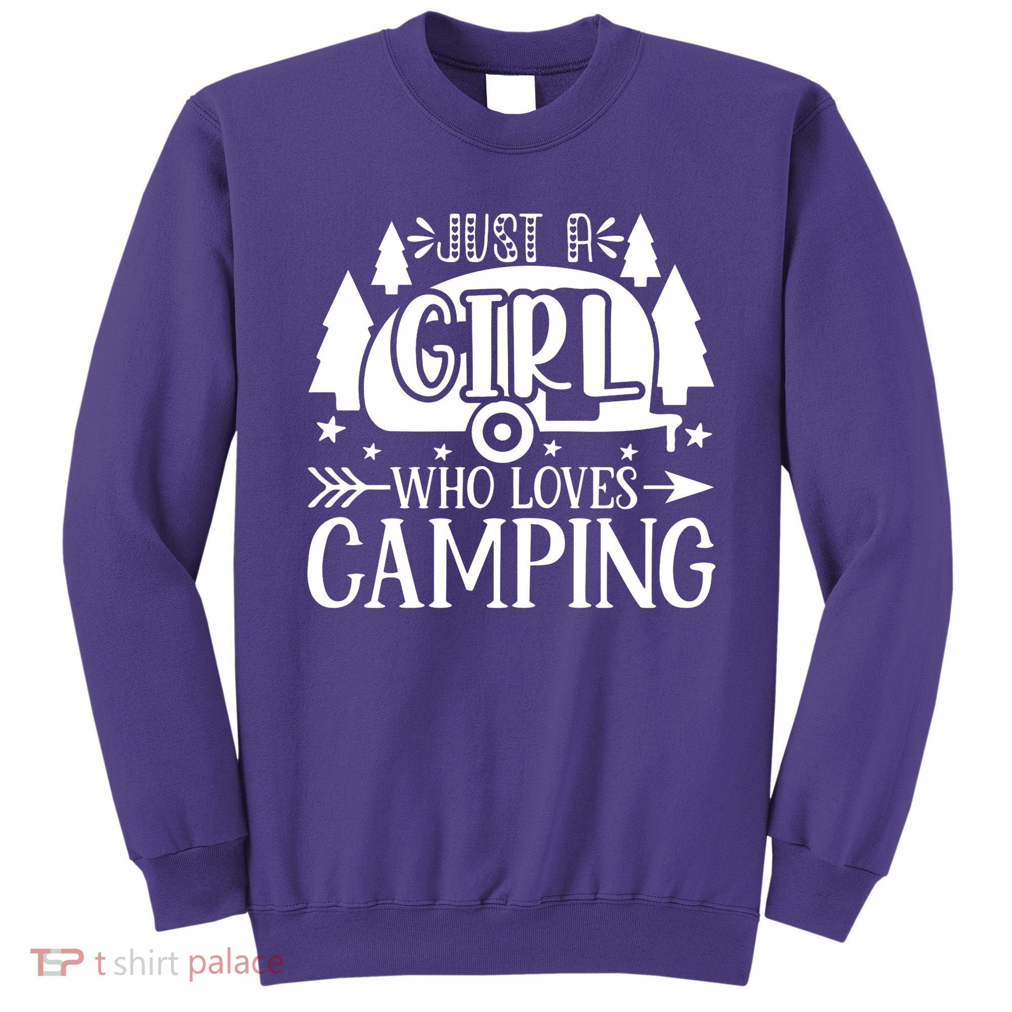 Just A Girl Who Loves Camping Sweatshirt