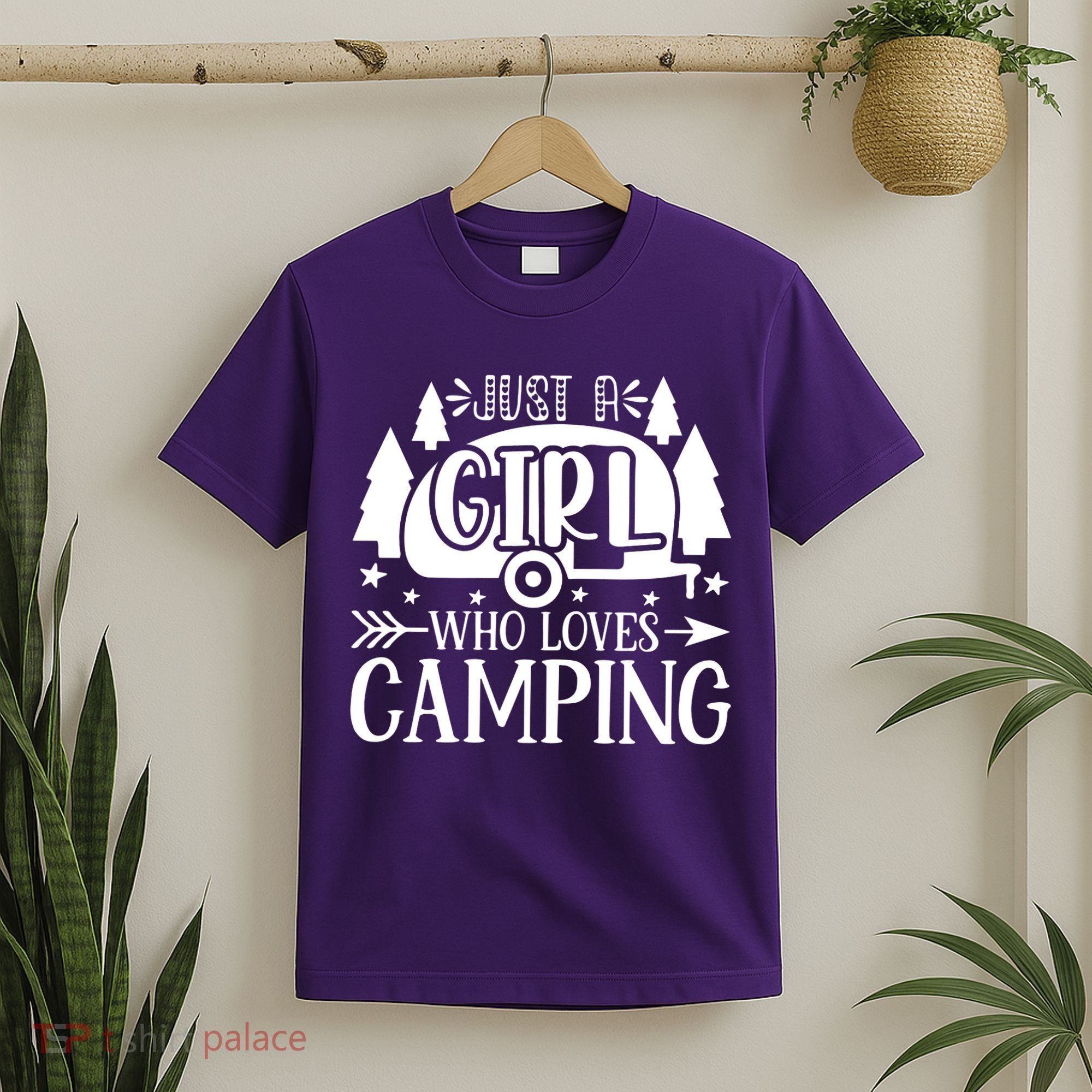 Just A Girl Who Loves Camping T-Shirt