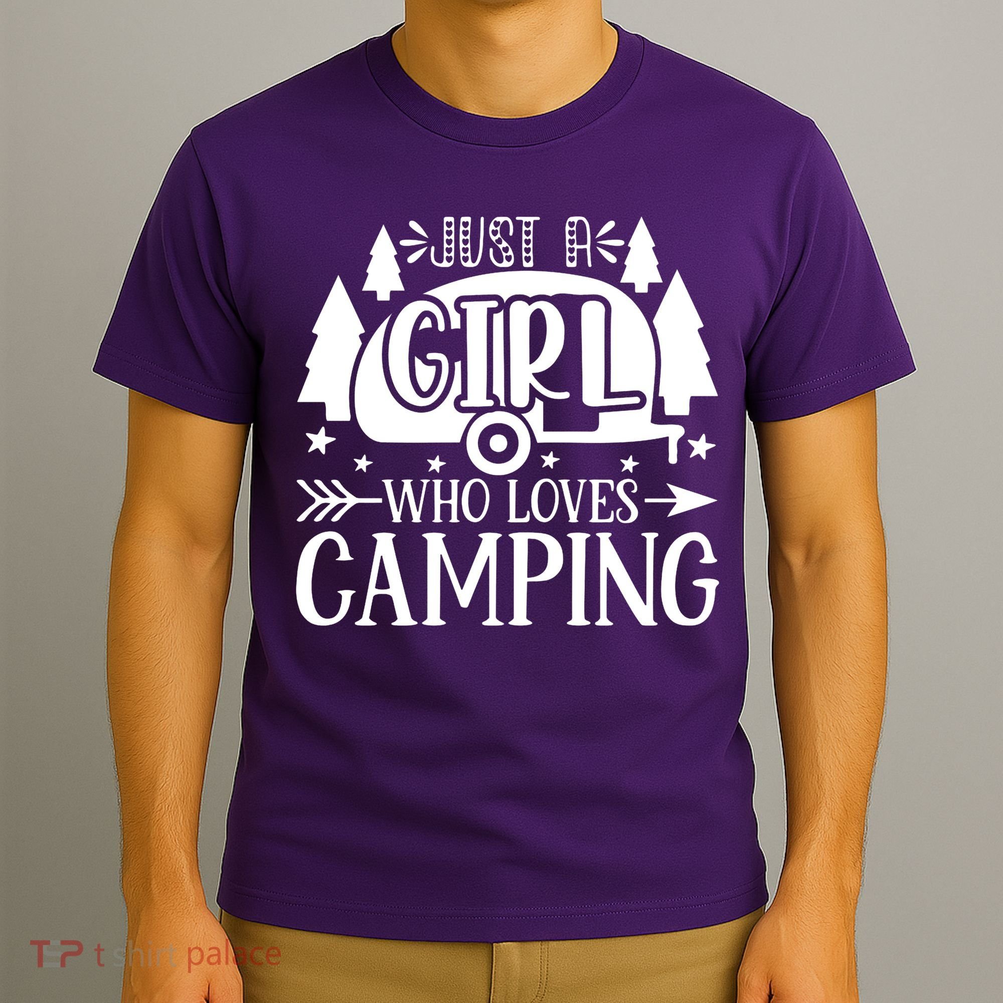 Just A Girl Who Loves Camping T-Shirt