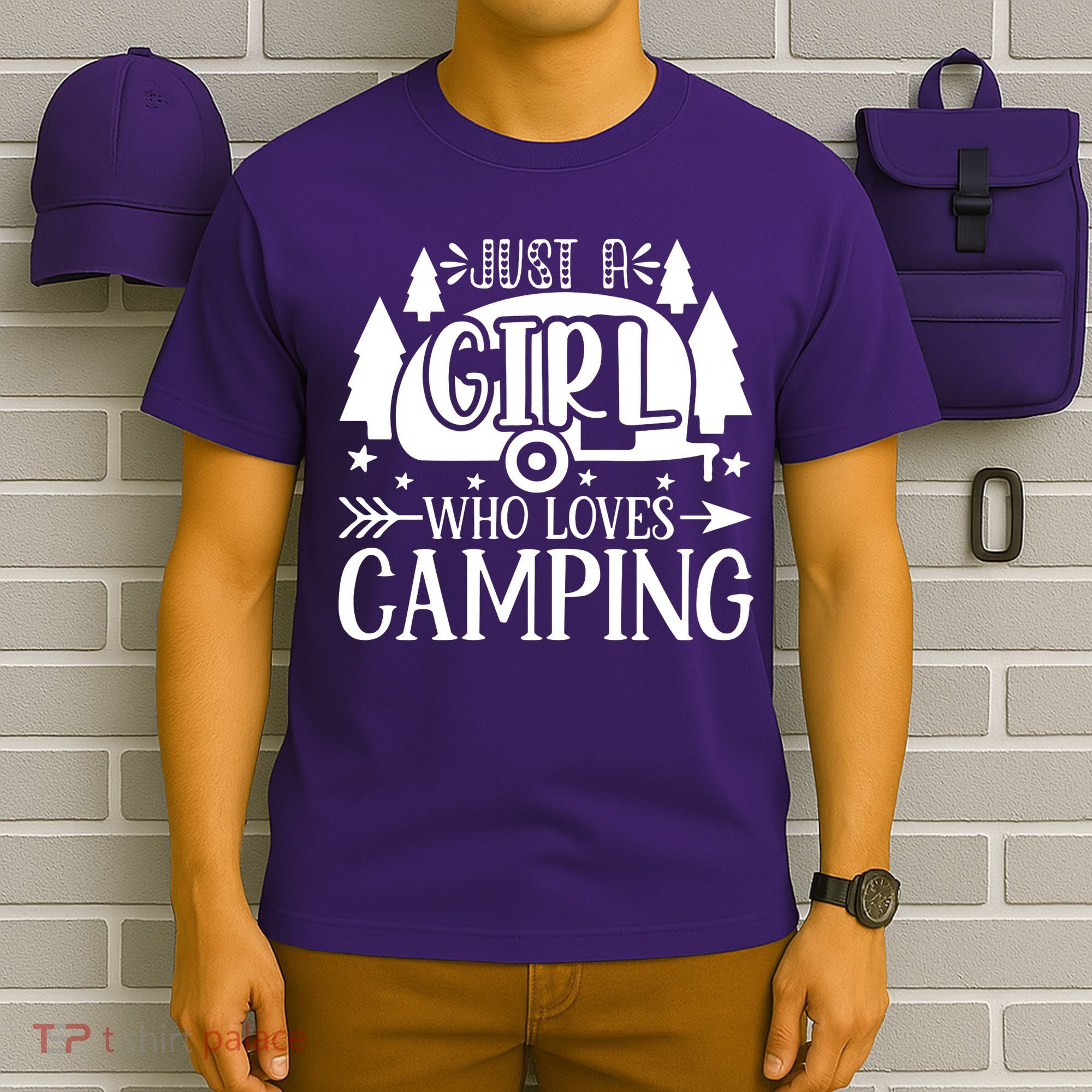 Just A Girl Who Loves Camping T-Shirt