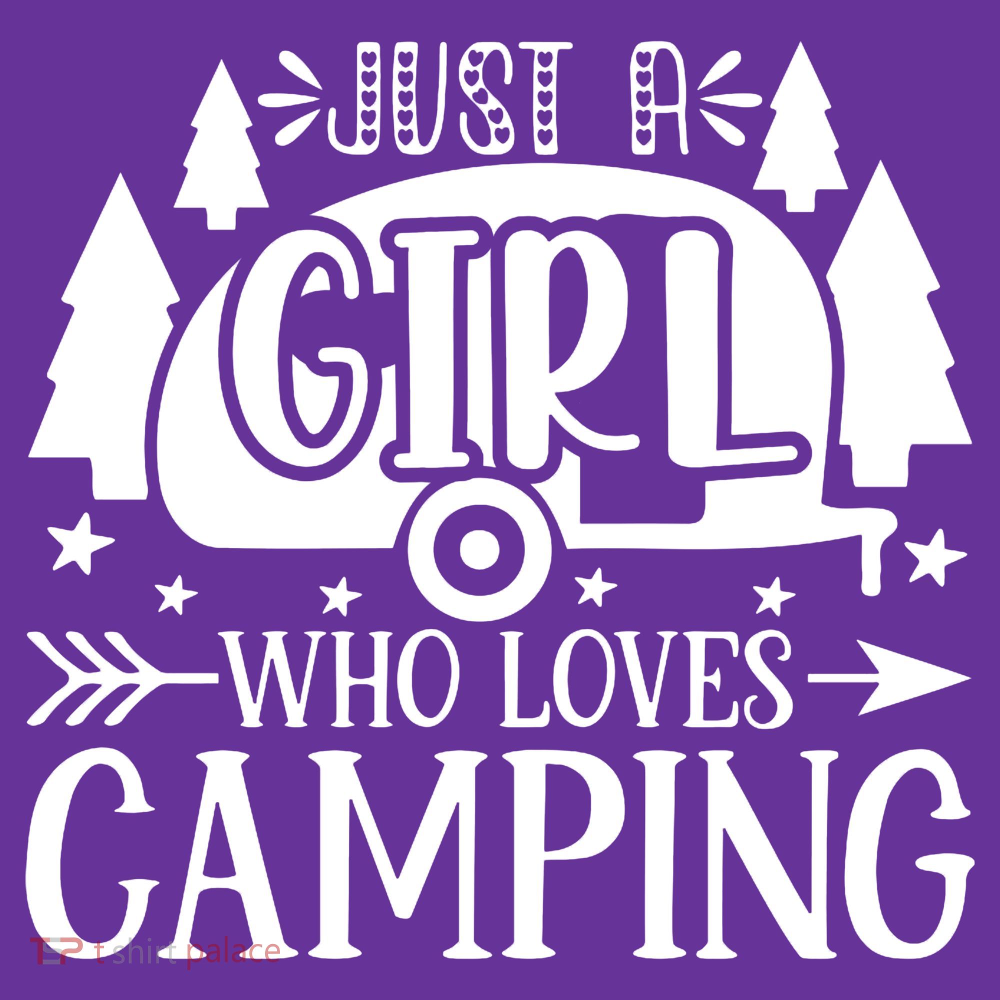 Just A Girl Who Loves Camping Toddler Hoodie