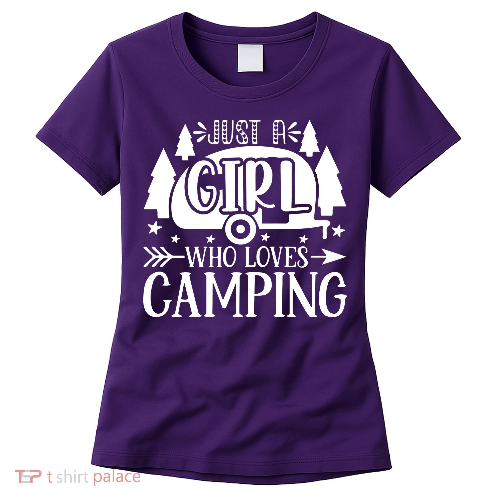 Just A Girl Who Loves Camping Women's T-Shirt