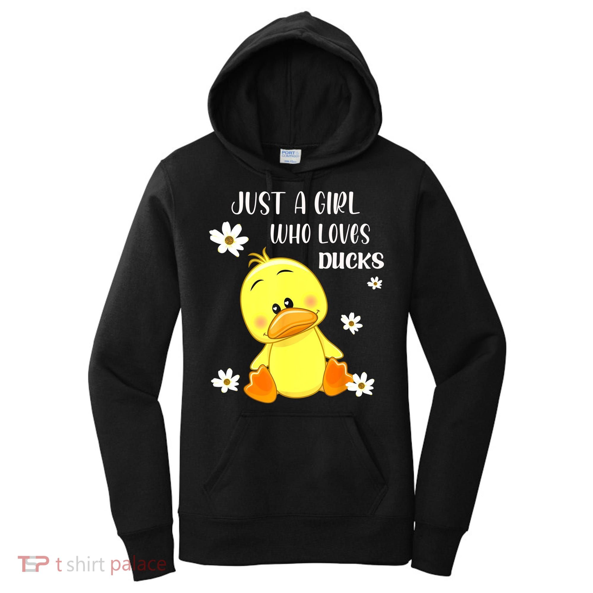 Just A Girl Who Loves Ducks Cute Duck Lover Owner Gift Women's Hoodie