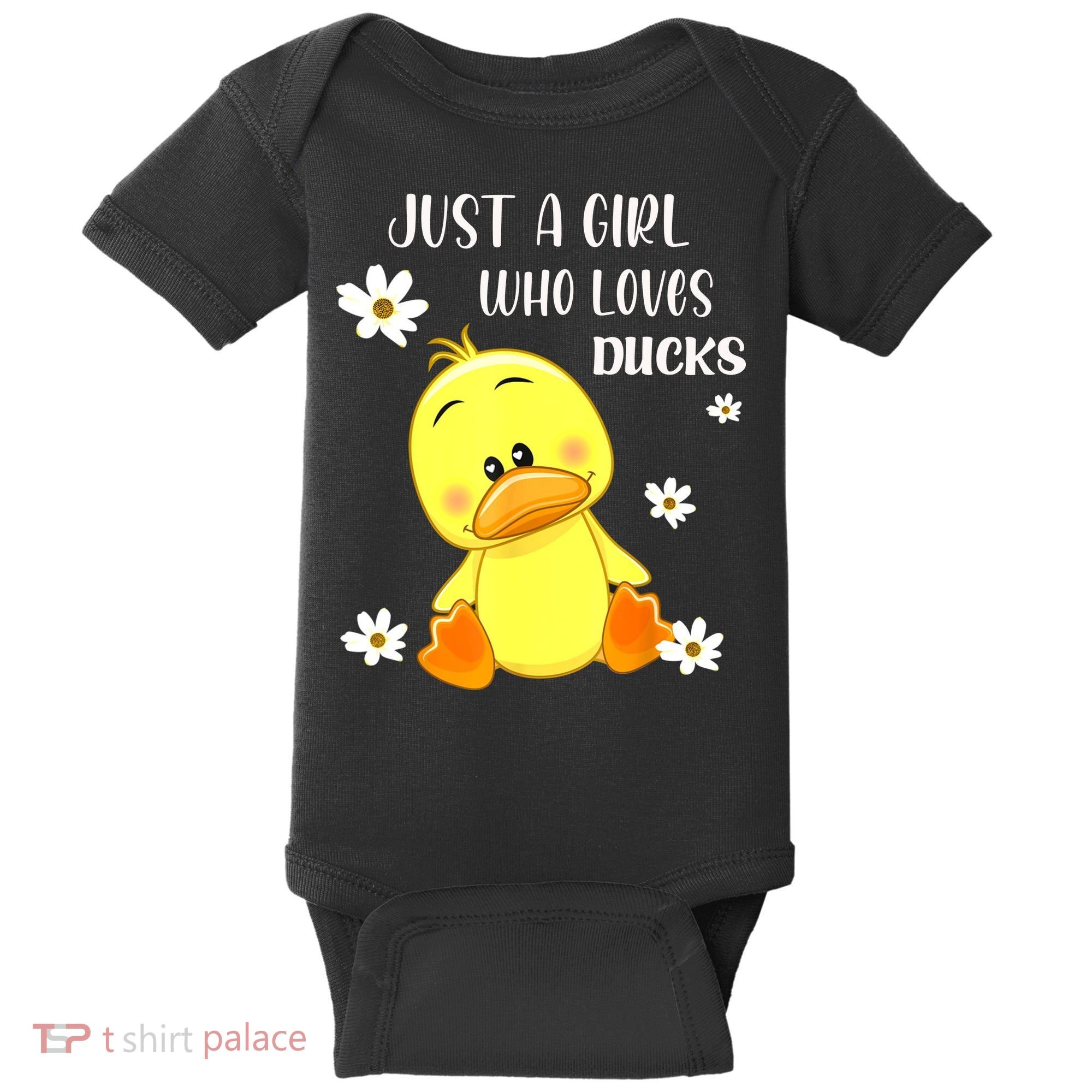 Just A Girl Who Loves Ducks Cute Duck Lover Owner Gift Baby Bodysuit