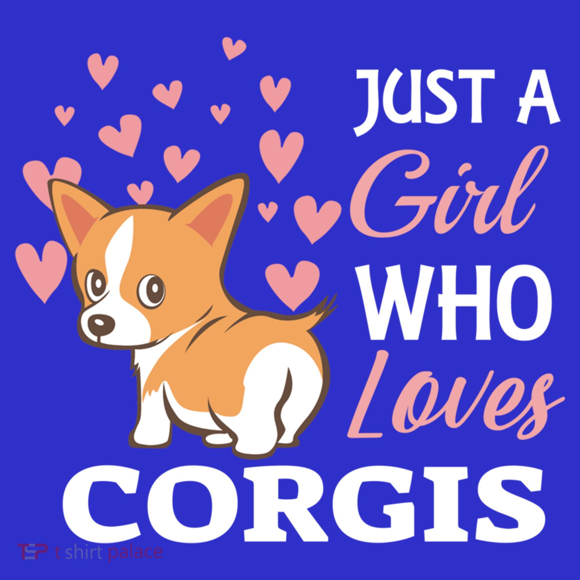 Just A Girl Who Loves Corgis Gift Love Corgis Gift Mousepad