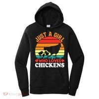 Just A Girl Who Loves Chickens Farmer Farm Women's Hoodie thumb 0
