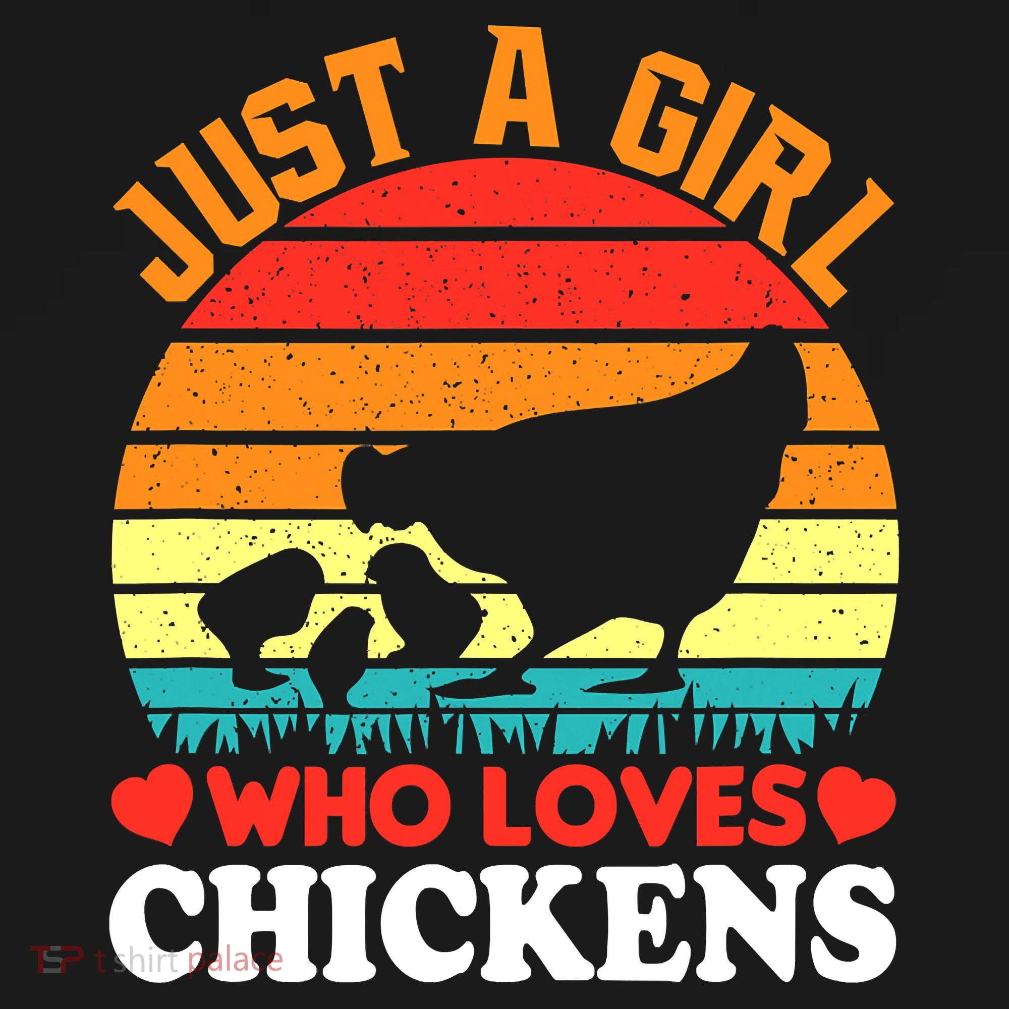 Just A Girl Who Loves Chickens Farmer Farm Women's Hoodie