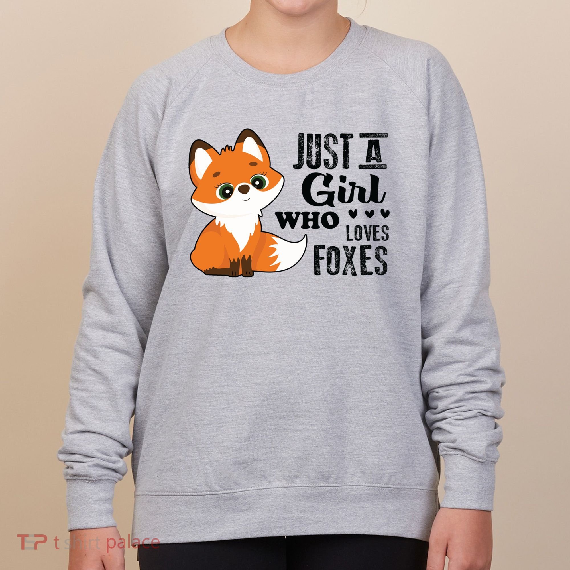 Just A Girl Who Loves Foxes Fox Lover Gift Women's Sweatshirt