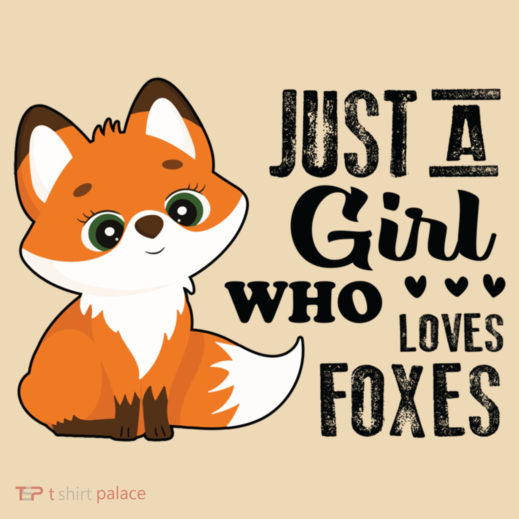 Just A Girl Who Loves Foxes Fox Lover Gift Tote Bag