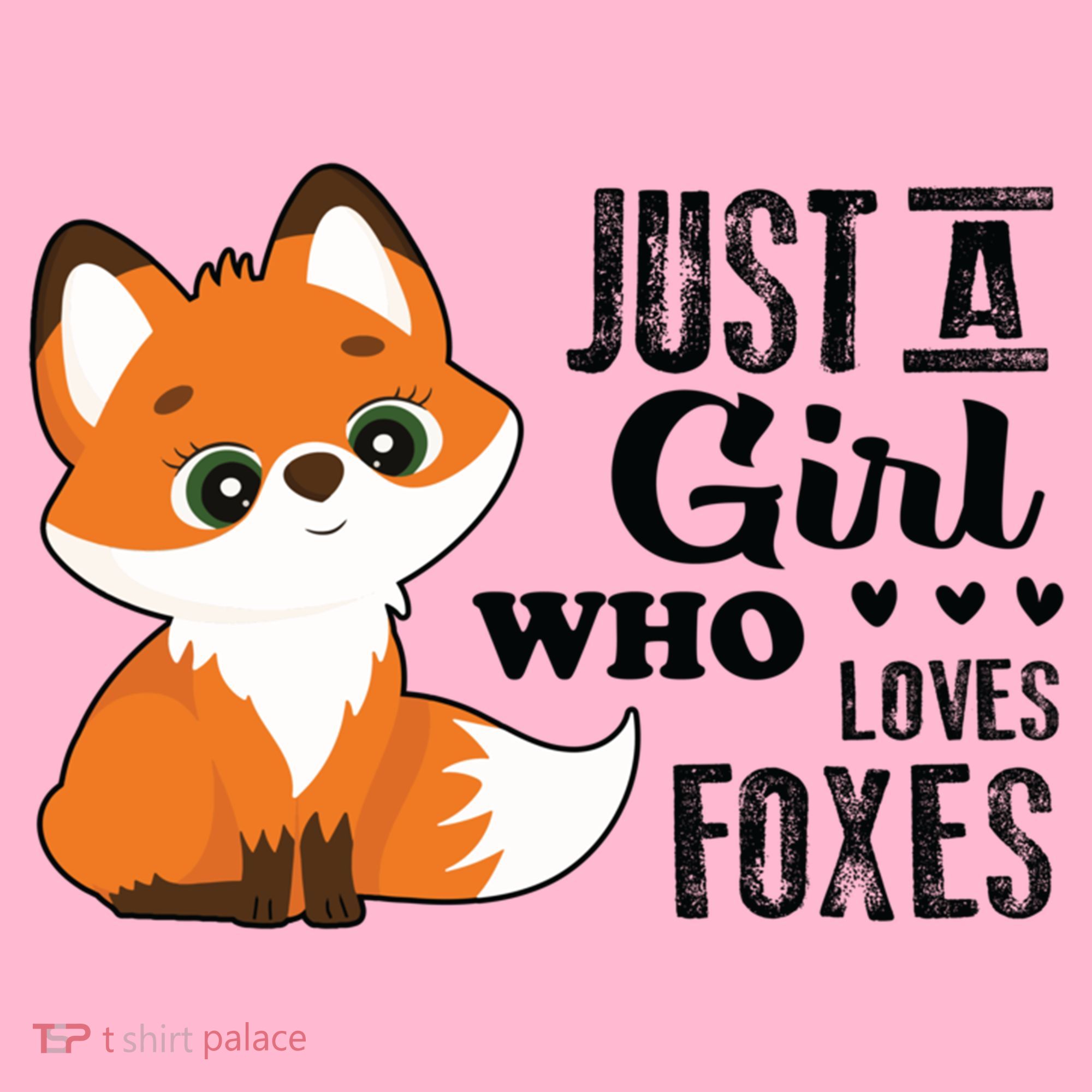 Just A Girl Who Loves Foxes Fox Lover Gift Coaster