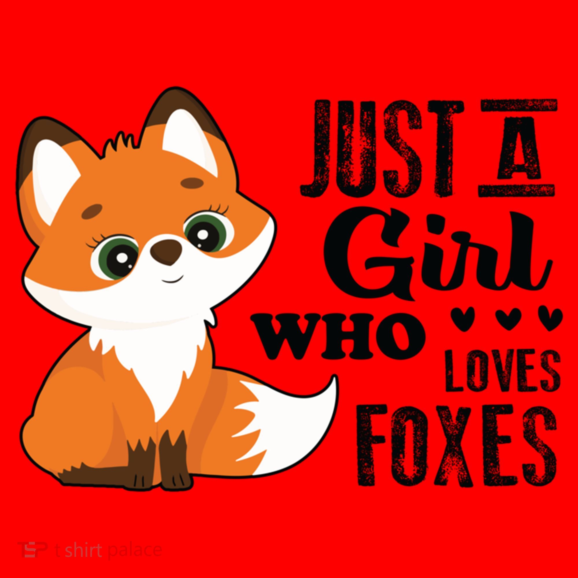 Just A Girl Who Loves Foxes Fox Lover Gift Santa Hat