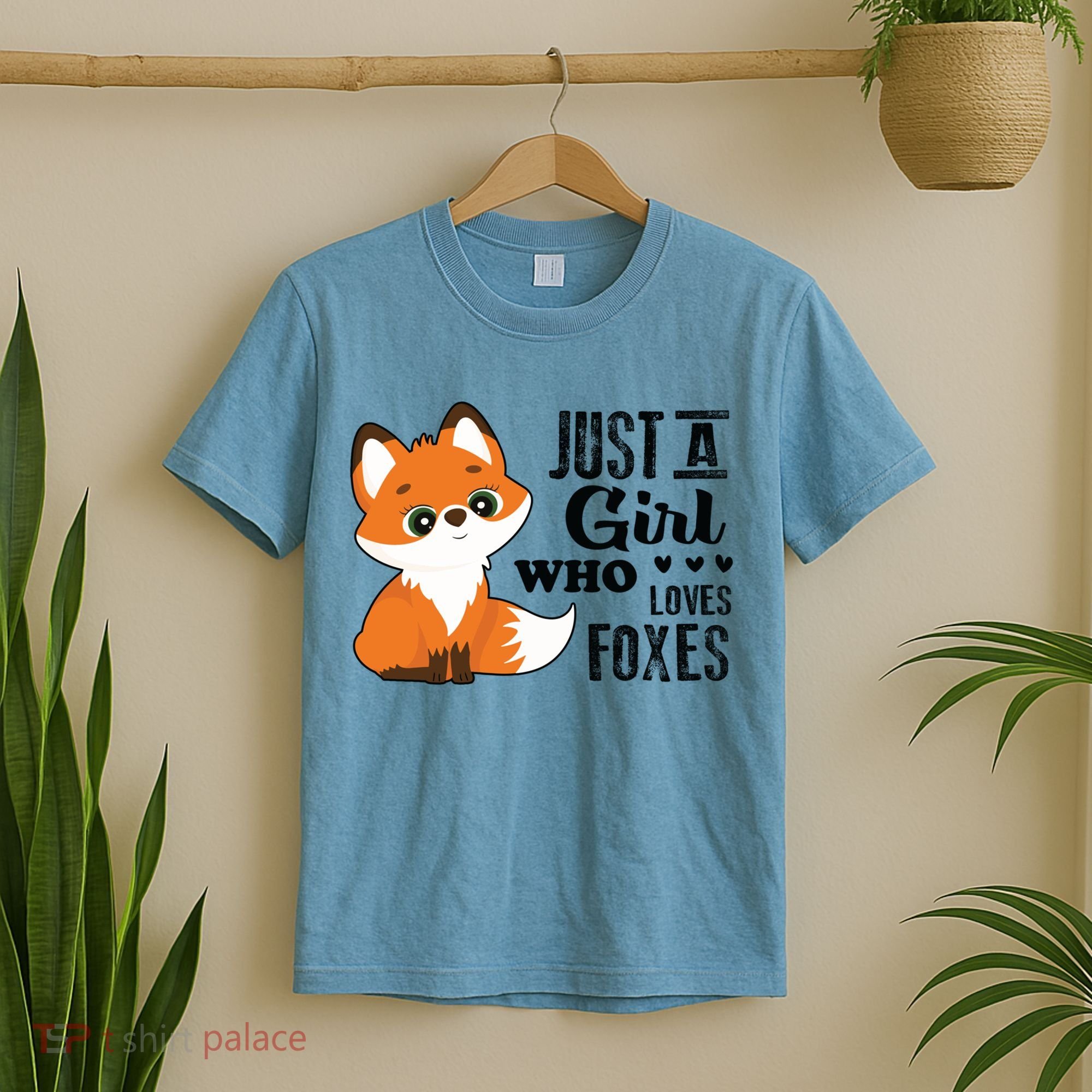 Just A Girl Who Loves Foxes Fox Lover Gift T-Shirt