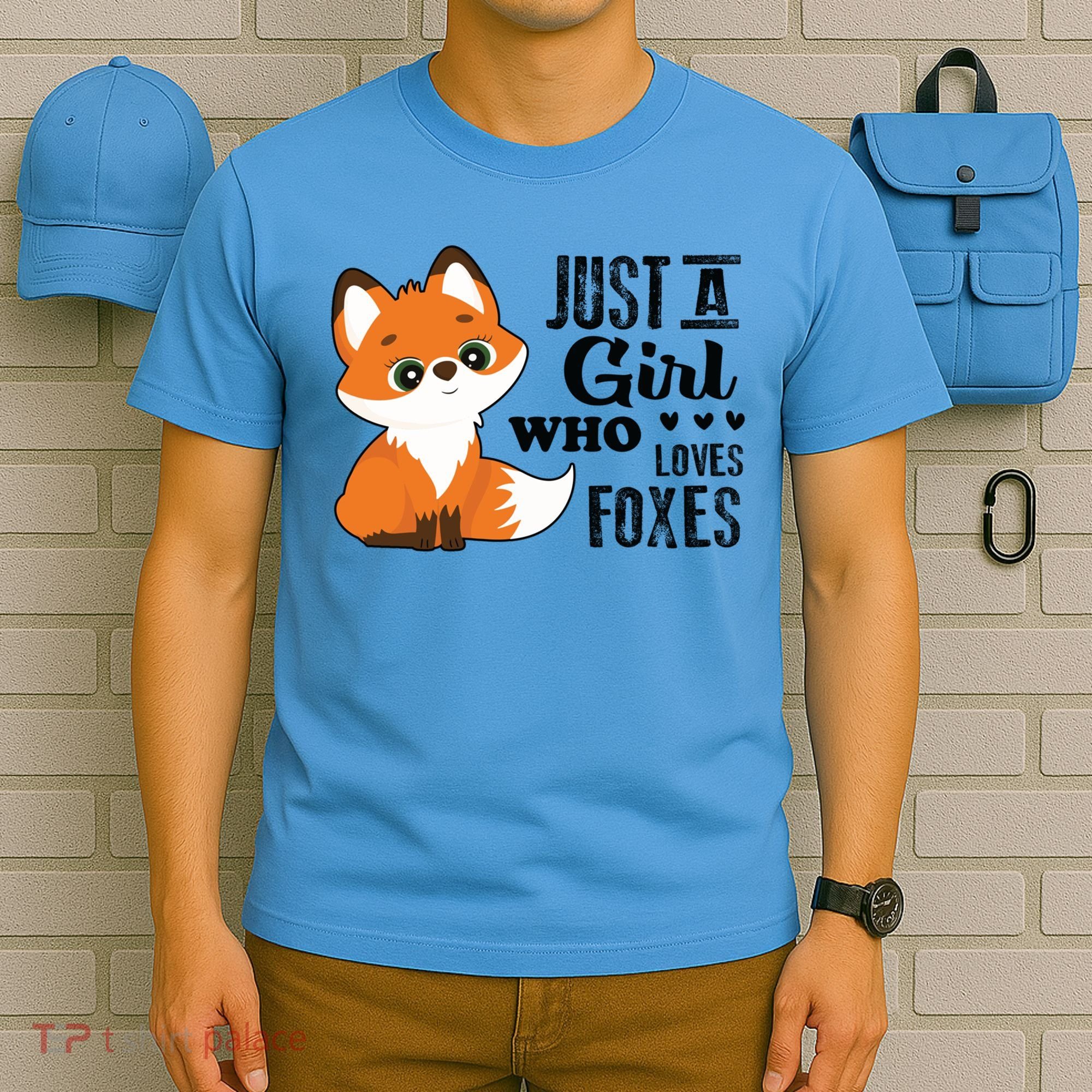 Just A Girl Who Loves Foxes Fox Lover Gift T-Shirt