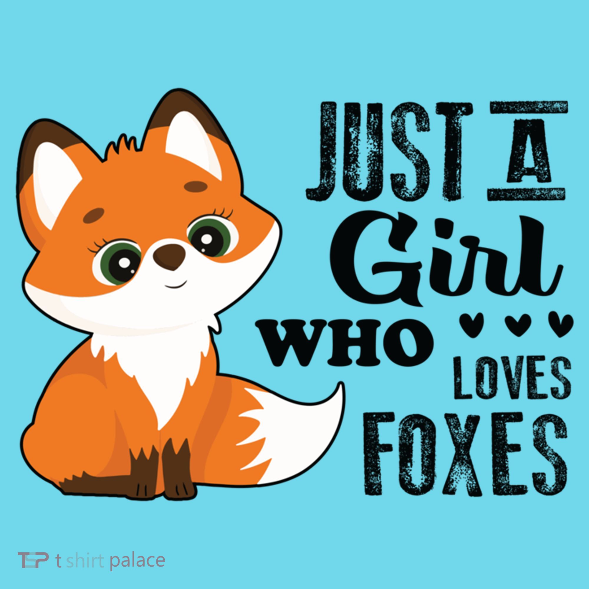 Just A Girl Who Loves Foxes Fox Lover Gift T-Shirt