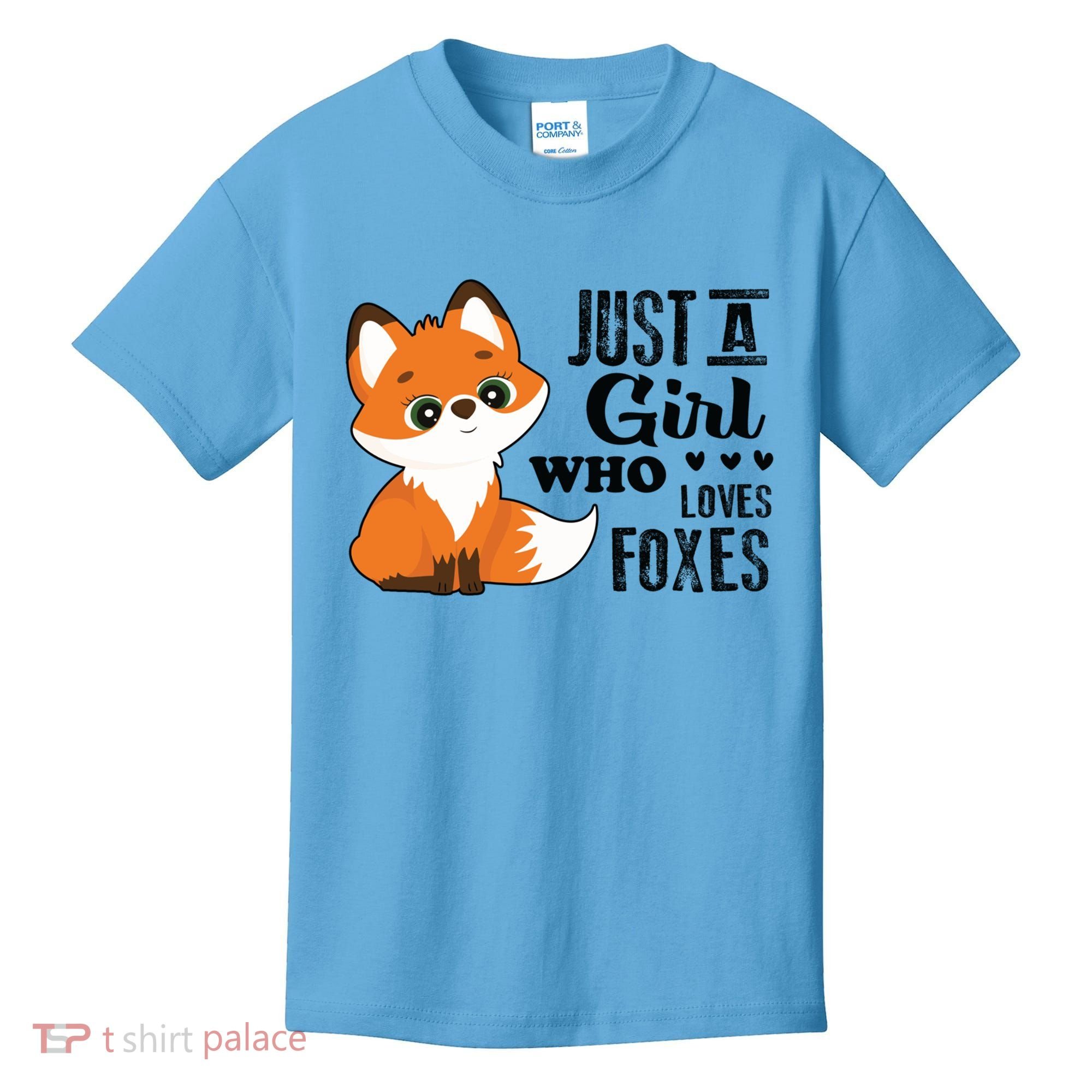 Just A Girl Who Loves Foxes Fox Lover Gift Kids T-Shirt