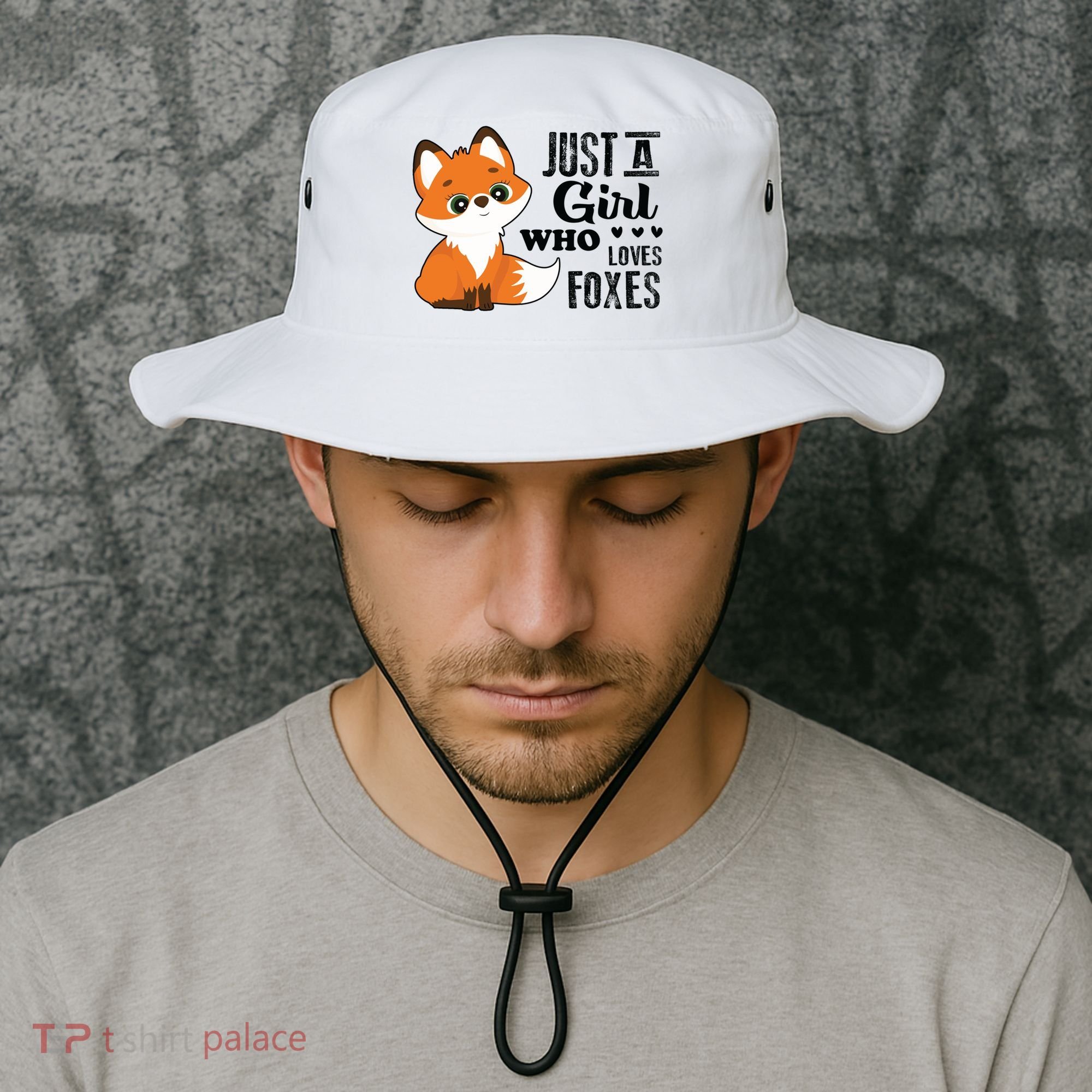 Just A Girl Who Loves Foxes Fox Lover Gift Bucket Hat