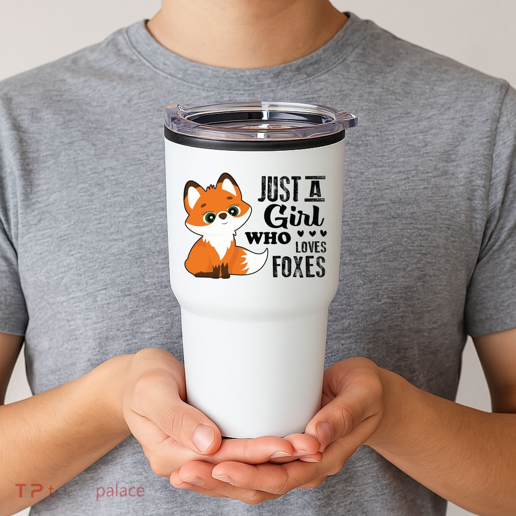Just A Girl Who Loves Foxes Fox Lover Gift Tumbler