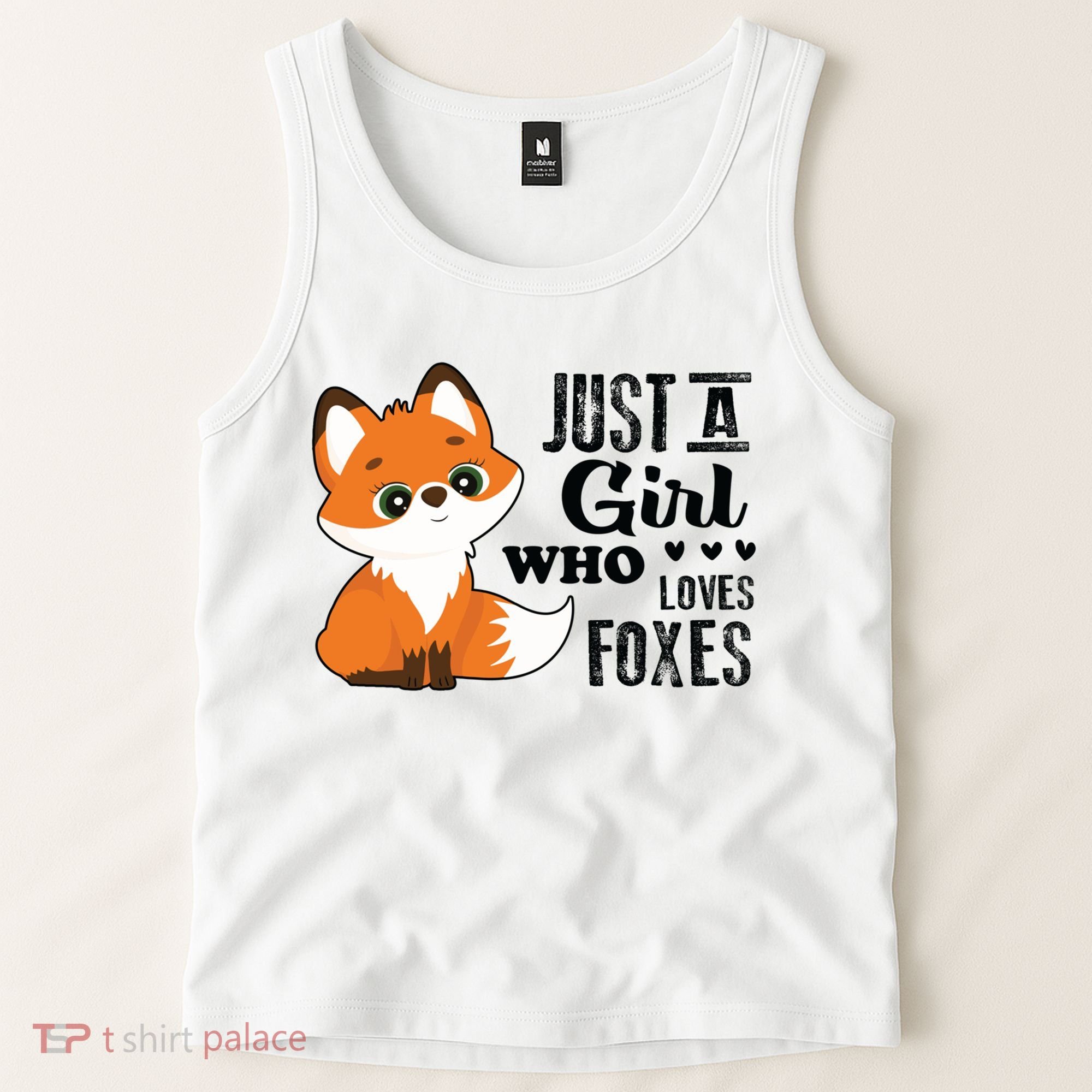 Just A Girl Who Loves Foxes Fox Lover Gift Tank Top