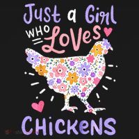 Just A Girl Who Loves Chickens Chicken Hen Love Cute Women's Tank Top thumb 5