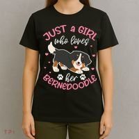 Just A Girl Who Loves Her Bernedoodle Dog Lover Kawaii T-Shirt thumb 4