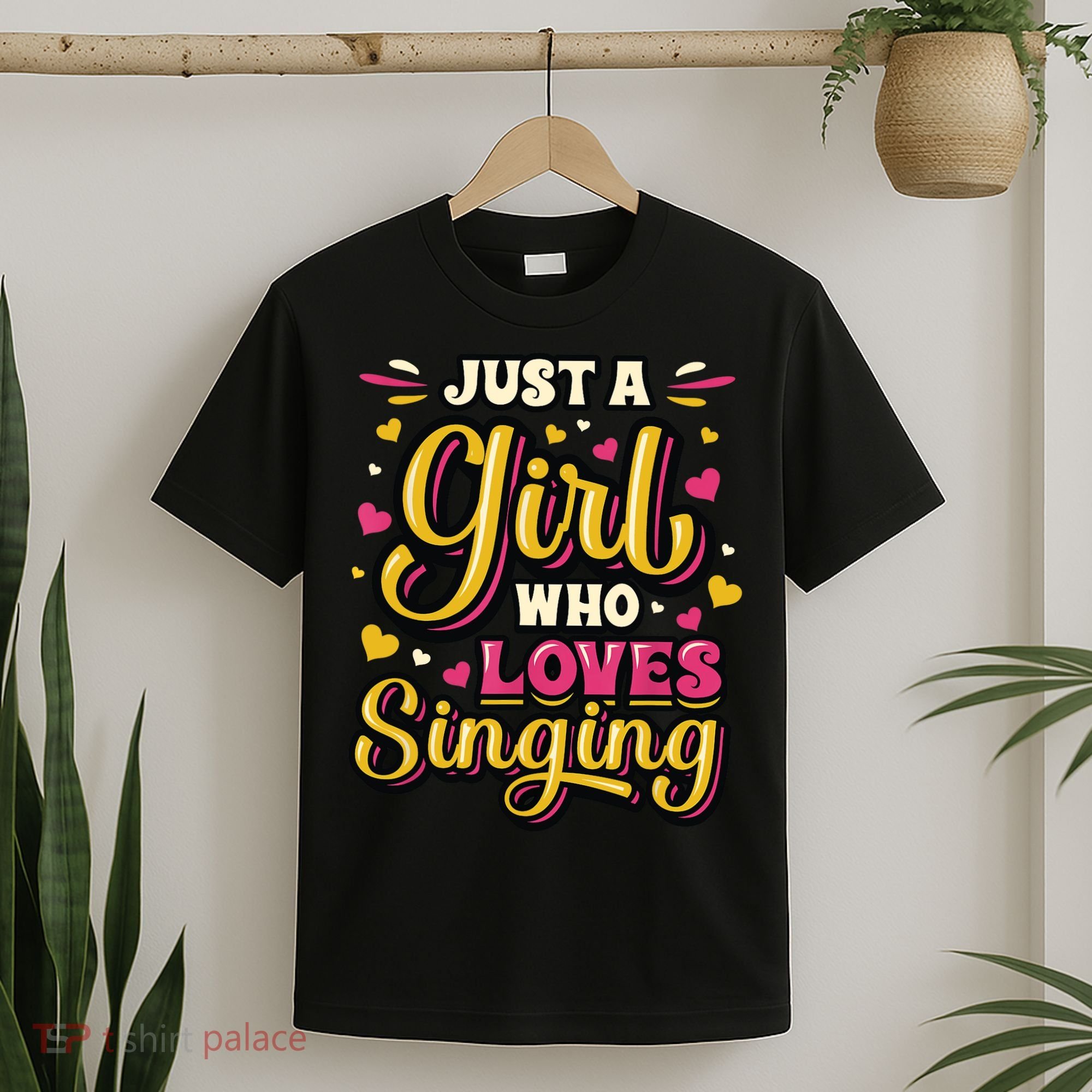 Just A Girl Who Loves Singing Choir Singer Girl T-Shirt