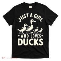 Just A Girl Who Loves Ducks Funny Duck Lover T-Shirt thumb 0