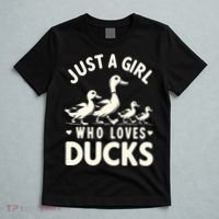 Just A Girl Who Loves Ducks Funny Duck Lover T-Shirt thumb 5