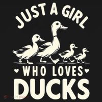 Just A Girl Who Loves Ducks Funny Duck Lover Women's Tank Top thumb 5